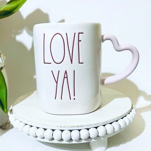 Rae Dunn “love ya” Mug with heart Handle